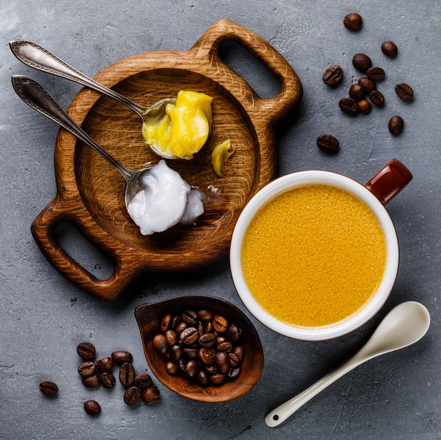 bulletproof coffee with melted and coconut butter