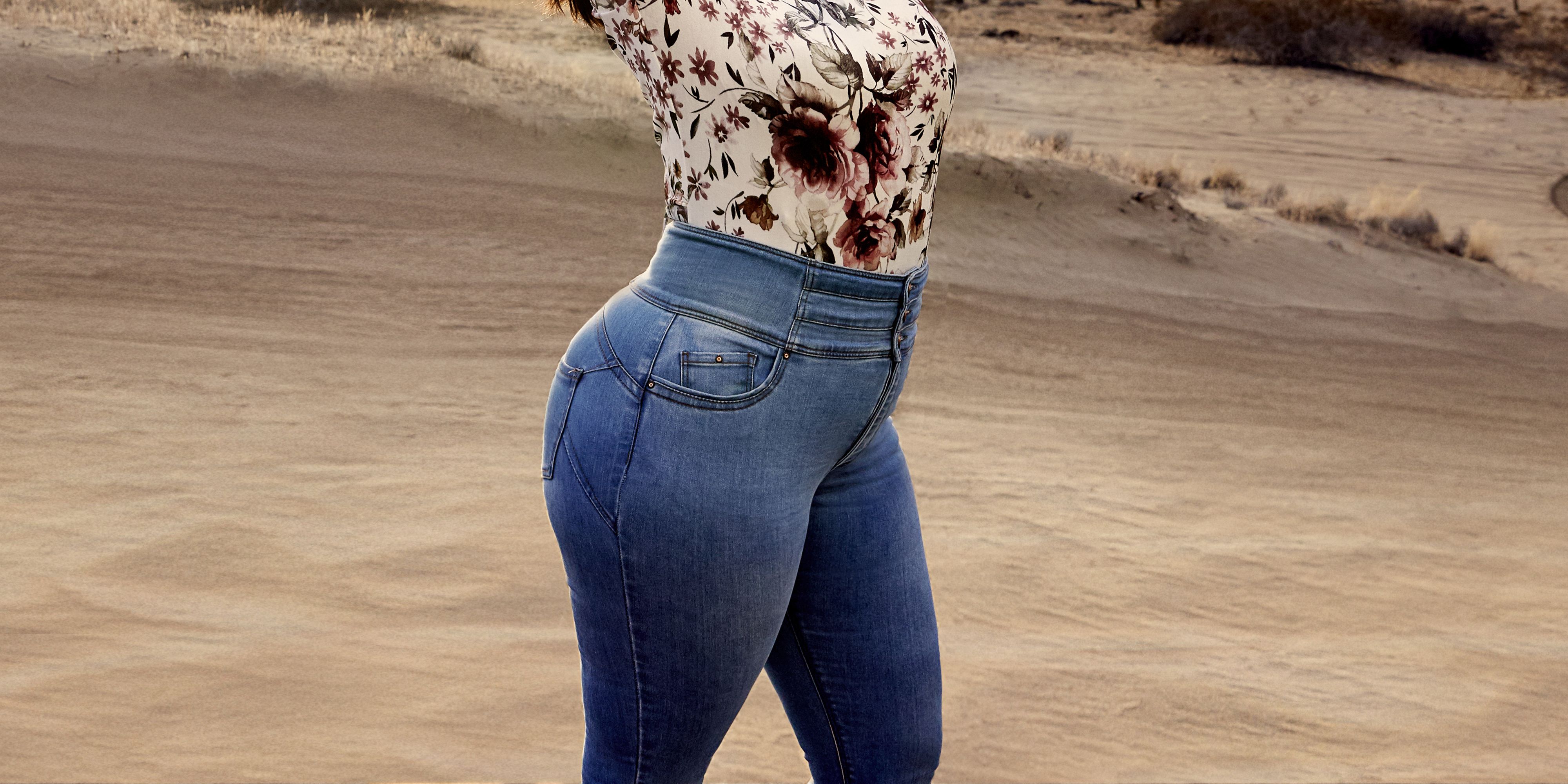 jeans for big bum and small waist uk