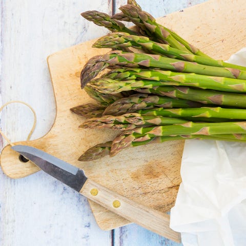 Bunch of organic green asparagus bunch of organic green asparagus