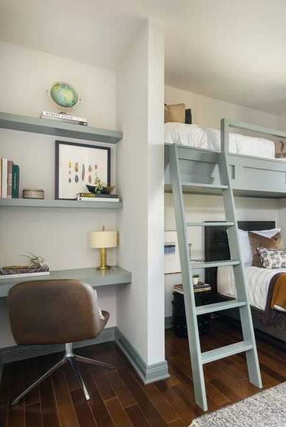 25 Space Saving Bunk Bed Ideas, Bunk Bed With Space Under