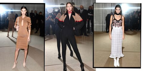 Burberry AW20: Kendall Jenner, Bella And Gigi Hadid Storm The Burberry ...