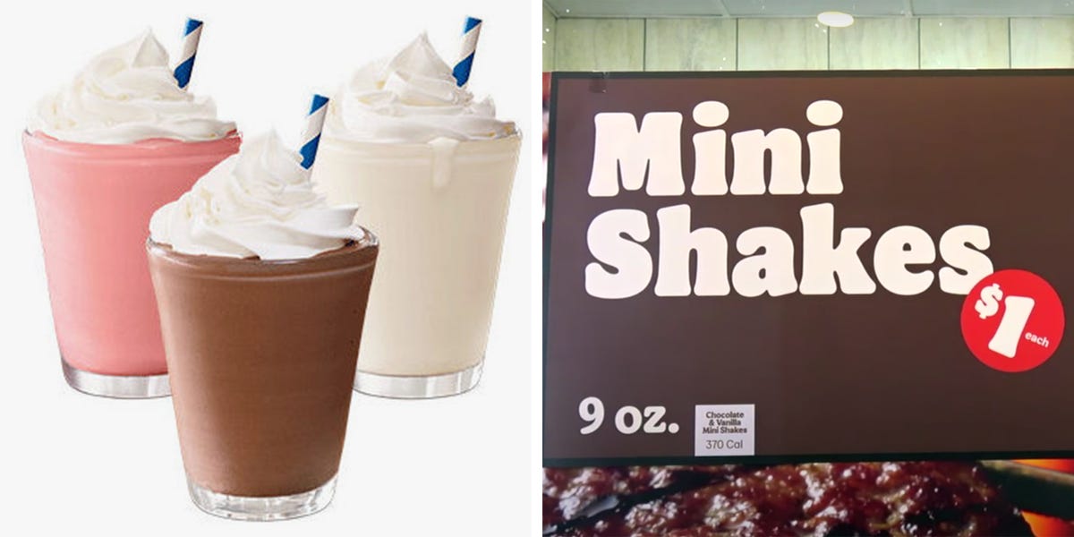 Burger King Just Added Mini Shakes to Its Menu, and They’re Only $1 Each