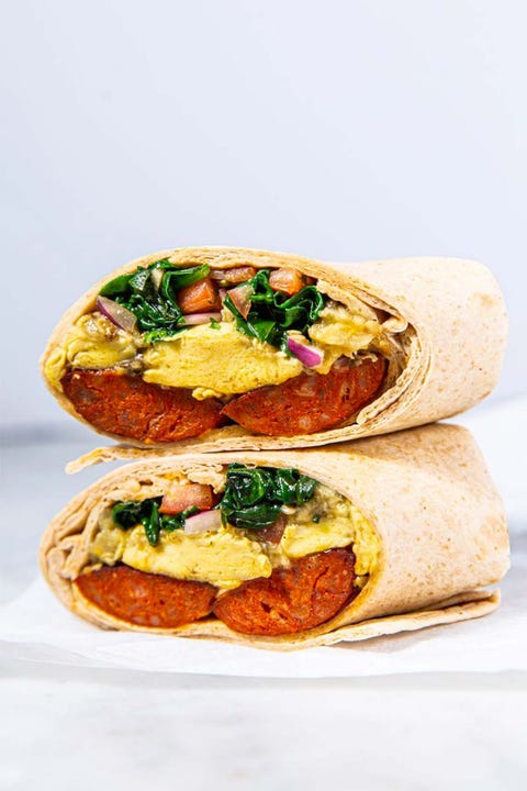 burrito de chorizo y huevo
