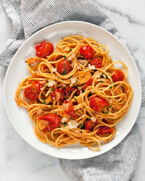 burst tomato pasta