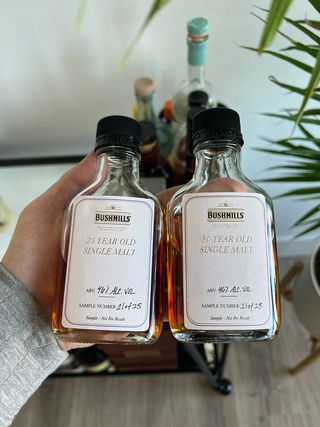 2 bottles of Bushmills whiskey