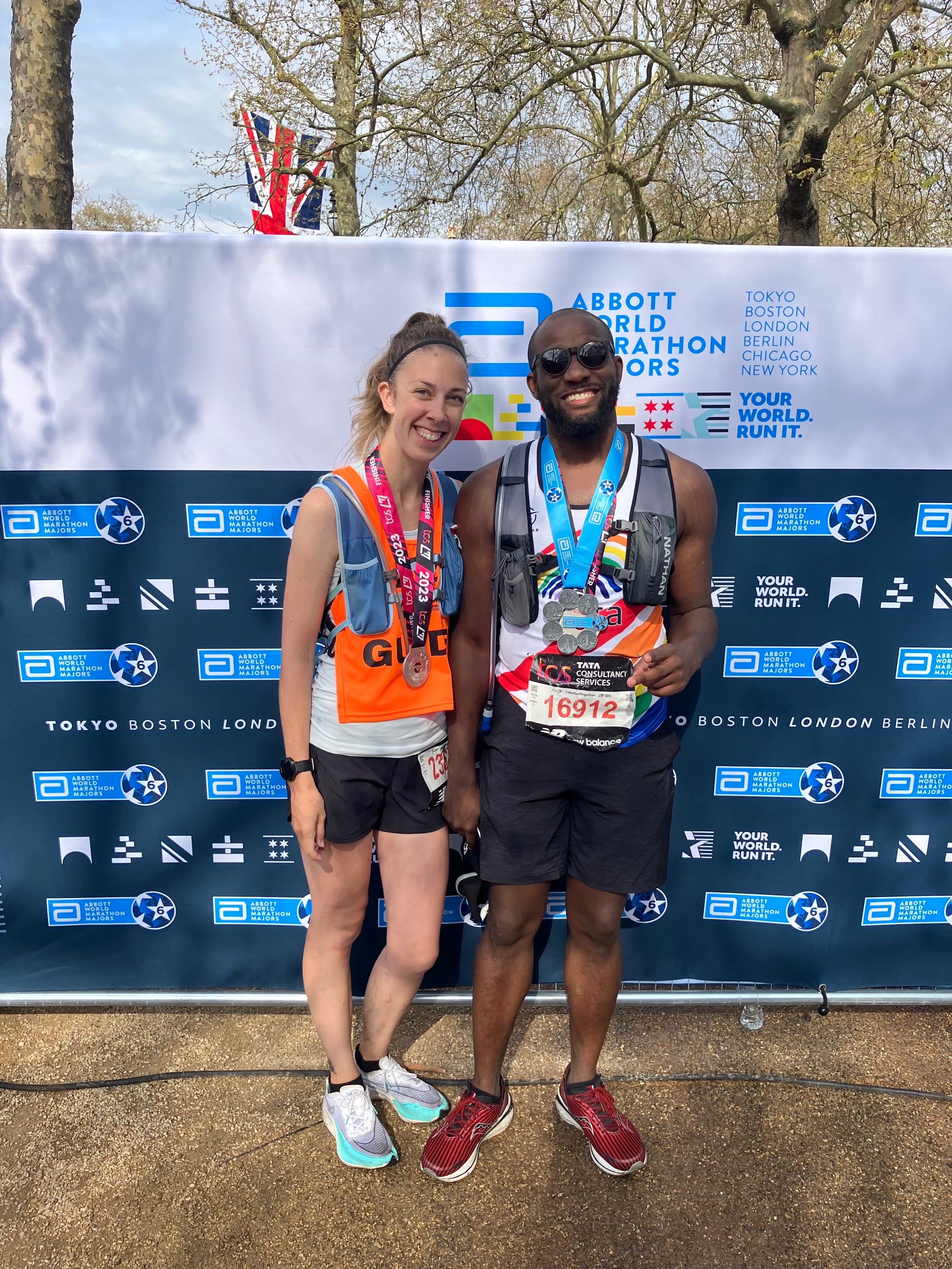 American Runner Thought to Be First Visually-Impaired Athlete to Complete 6 World Marathon Majors