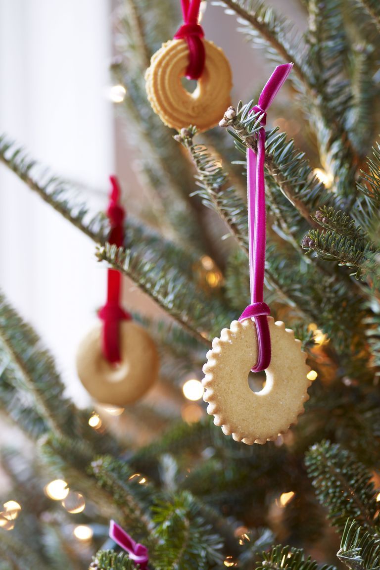 Set Christmas tree ornaments Spun cotton Vintage style Handmade Christmas decor Christmas 2021