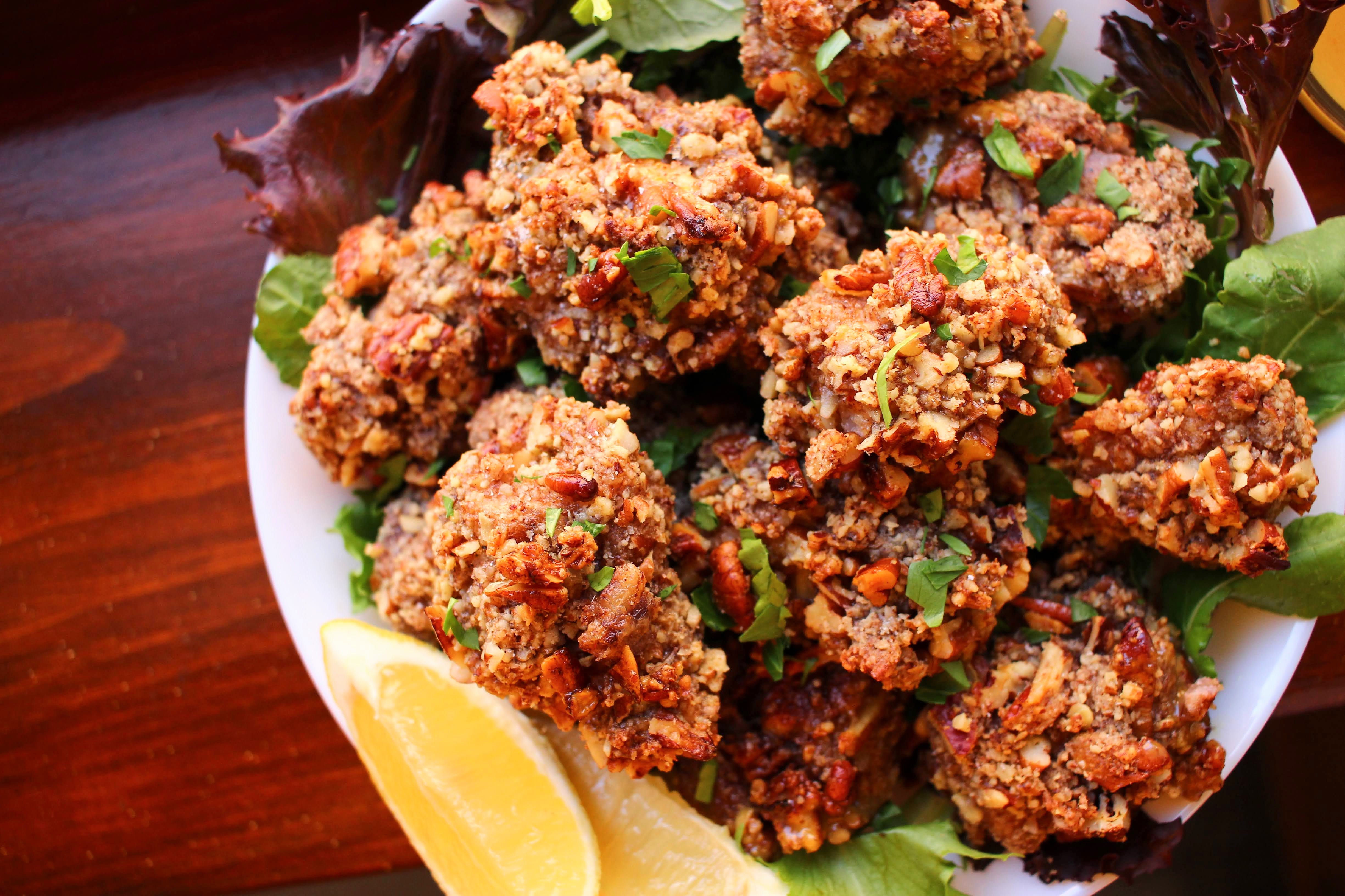 Nutty Butter Pecan Chicken Bites Are Infinitely Snackable