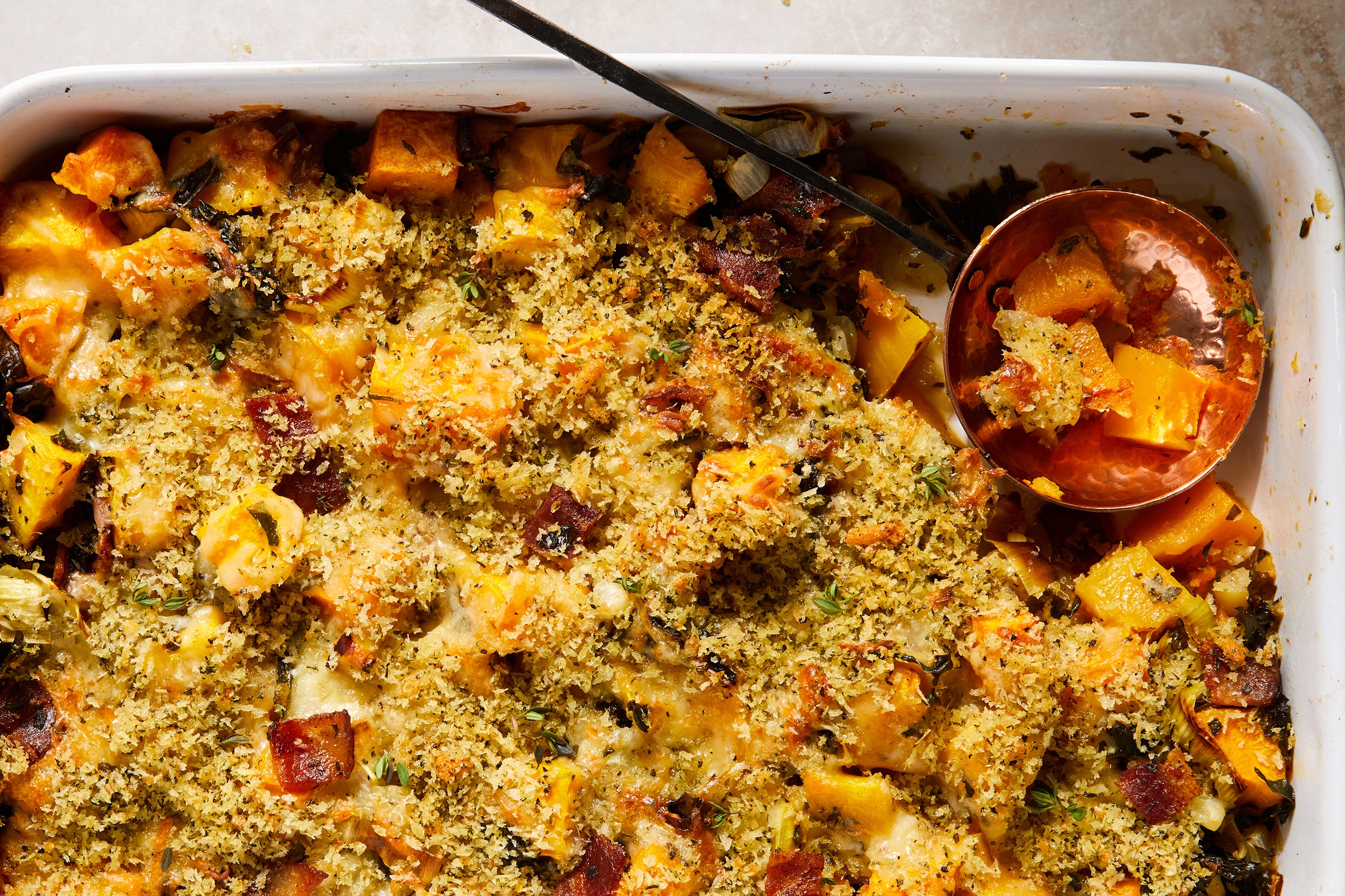 This Butternut Squash Casserole Is The Coziest Fall Side