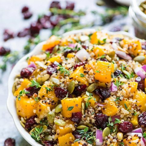 well plated butternut squash salad