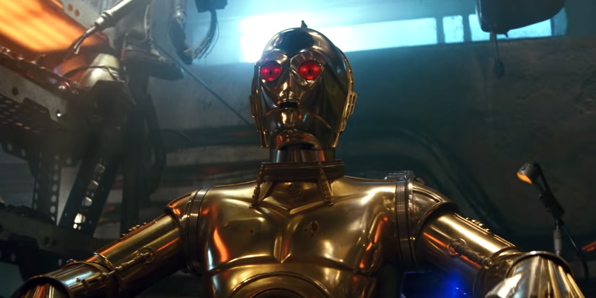 Wars The Rise of Skywalker star teases C-3PO red reason