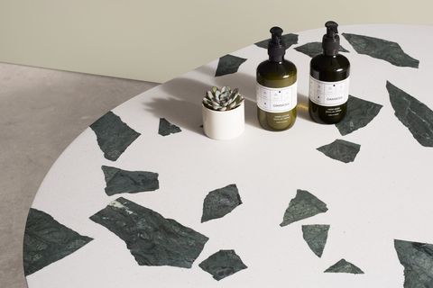 Recycled-marble terrazzo countertops by Altrock