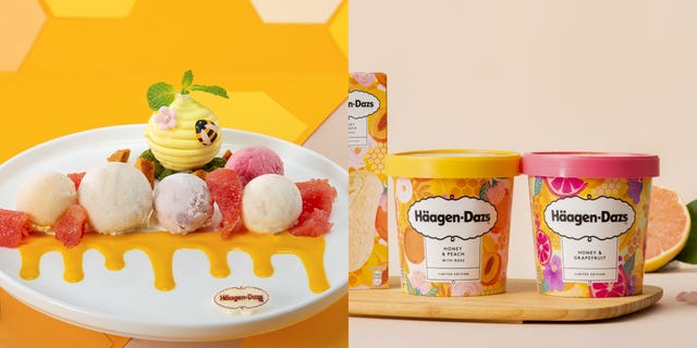 Haagen Dazs春季限定 蜂蜜系列冰淇淋 上市 攜手小蜜蜂爺爺推出 甜蜜蜂潮 禮盒