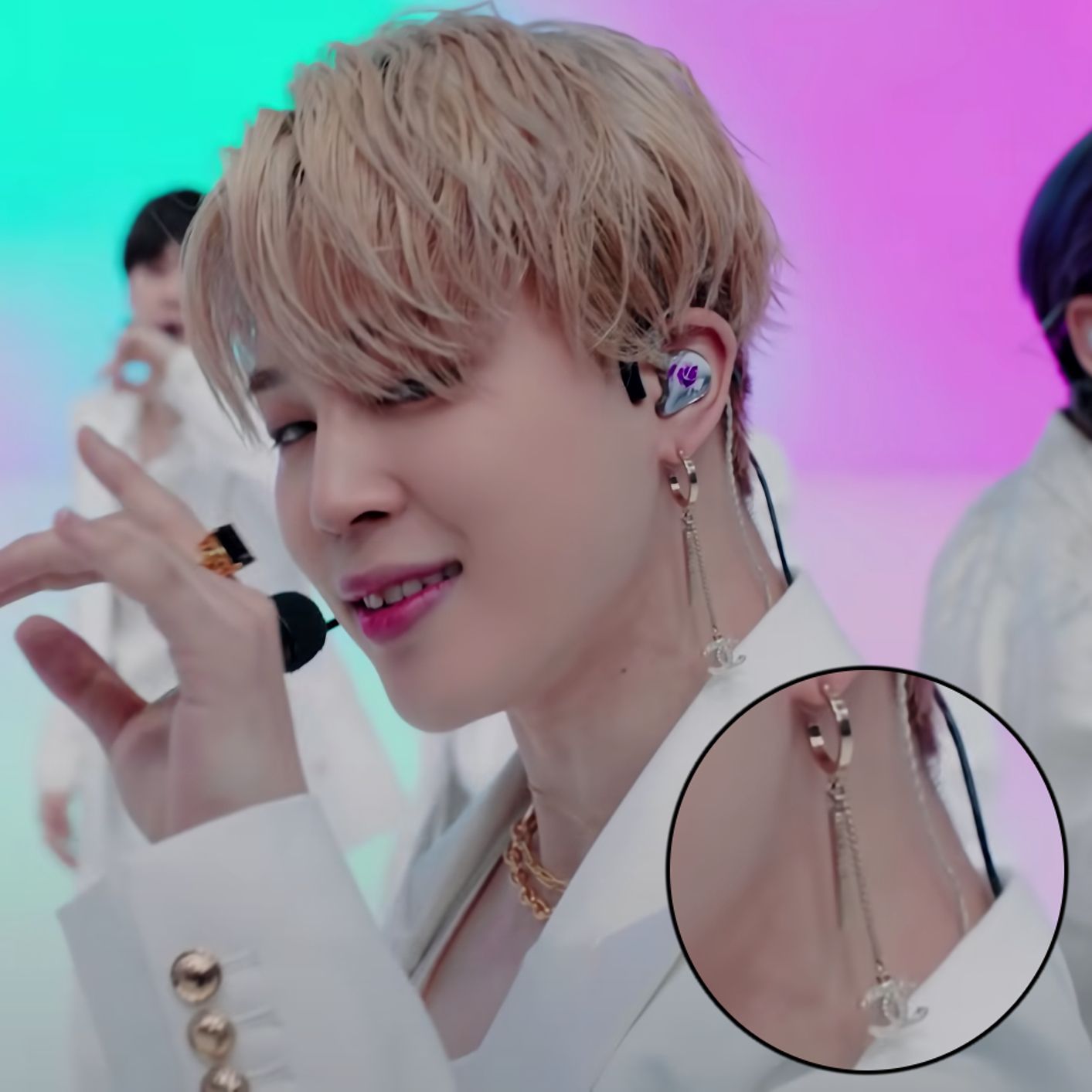 2種類選べる BTS JIMIN ピアス アーティストメイド | maximise.mu