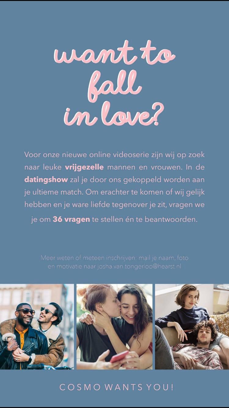 Dating show vragen