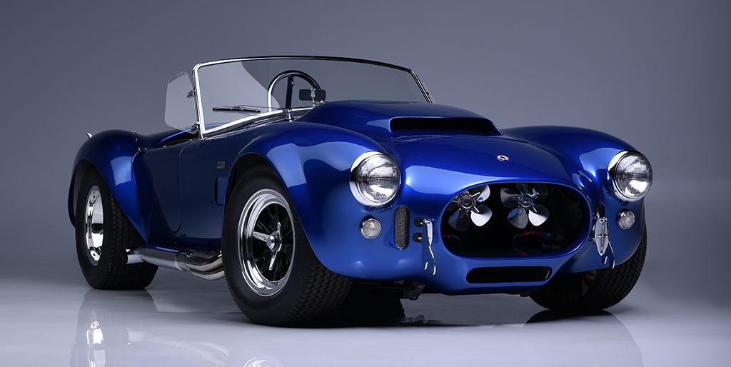 Supercharged Shelby Cobra 427 Supercharged Twin goes to auction