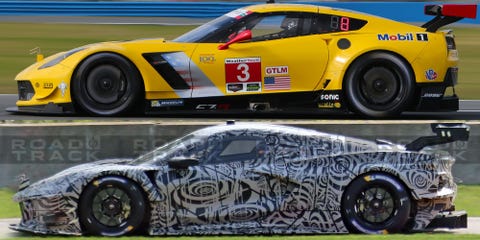 Mid Engine Corvette Race Car Photos C8r Aero Analysis