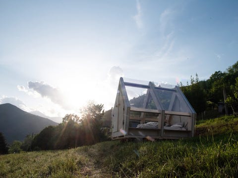 cabaña sostenible en italia