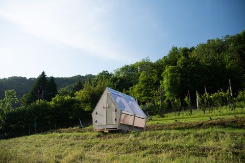 cabaña sostenible en italia
