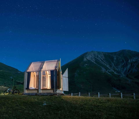 cabaña sostenible en italia