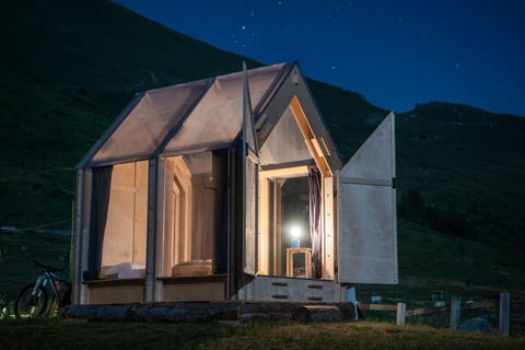 cabaña sostenible en italia