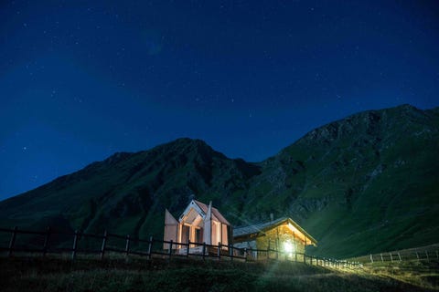 cabaña sostenible en italia