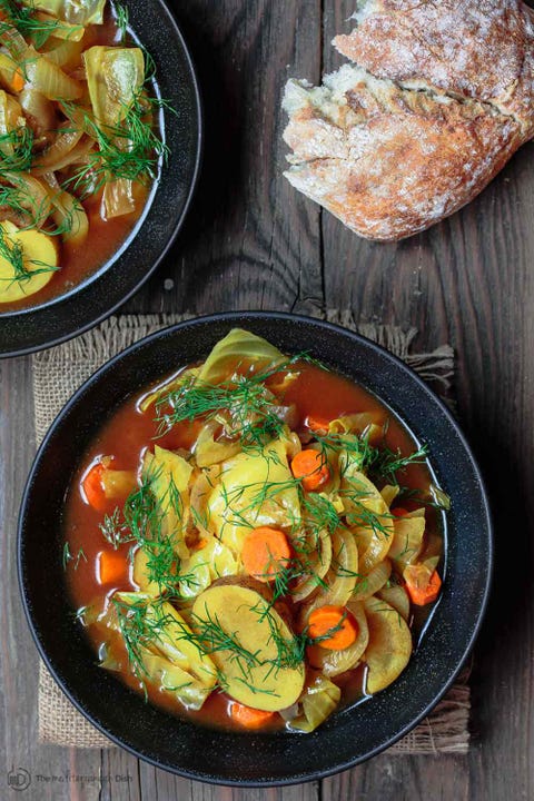 cabbage soup mediterranean