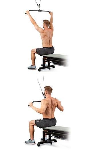 Shoulder, Weights, Exercise equipment, Arm, Leg, Joint, Fitness professional, Standing, Sitting, Bench, 