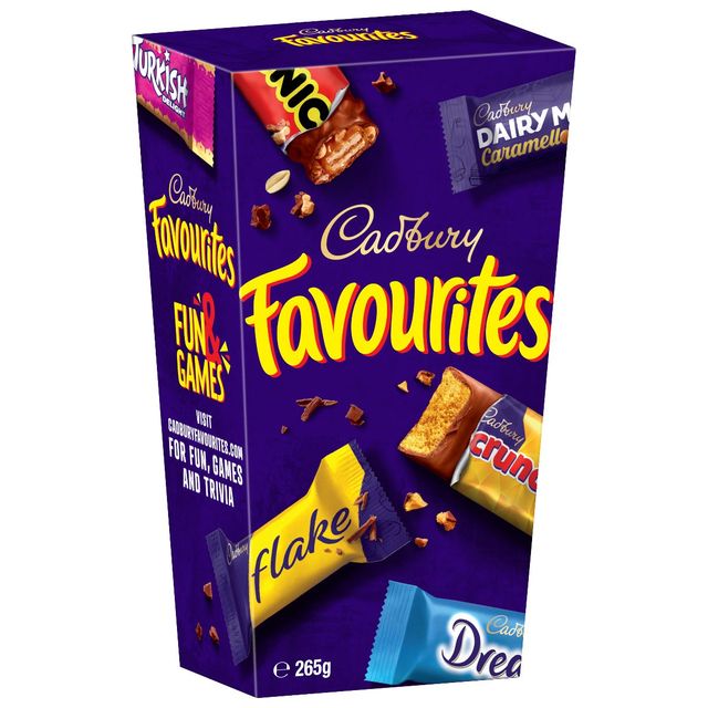 cadbury favourites chocolate box