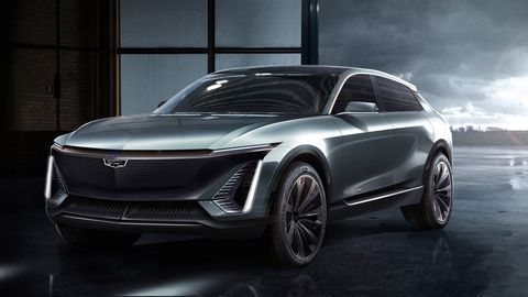 Cadillac EV concept rendered
