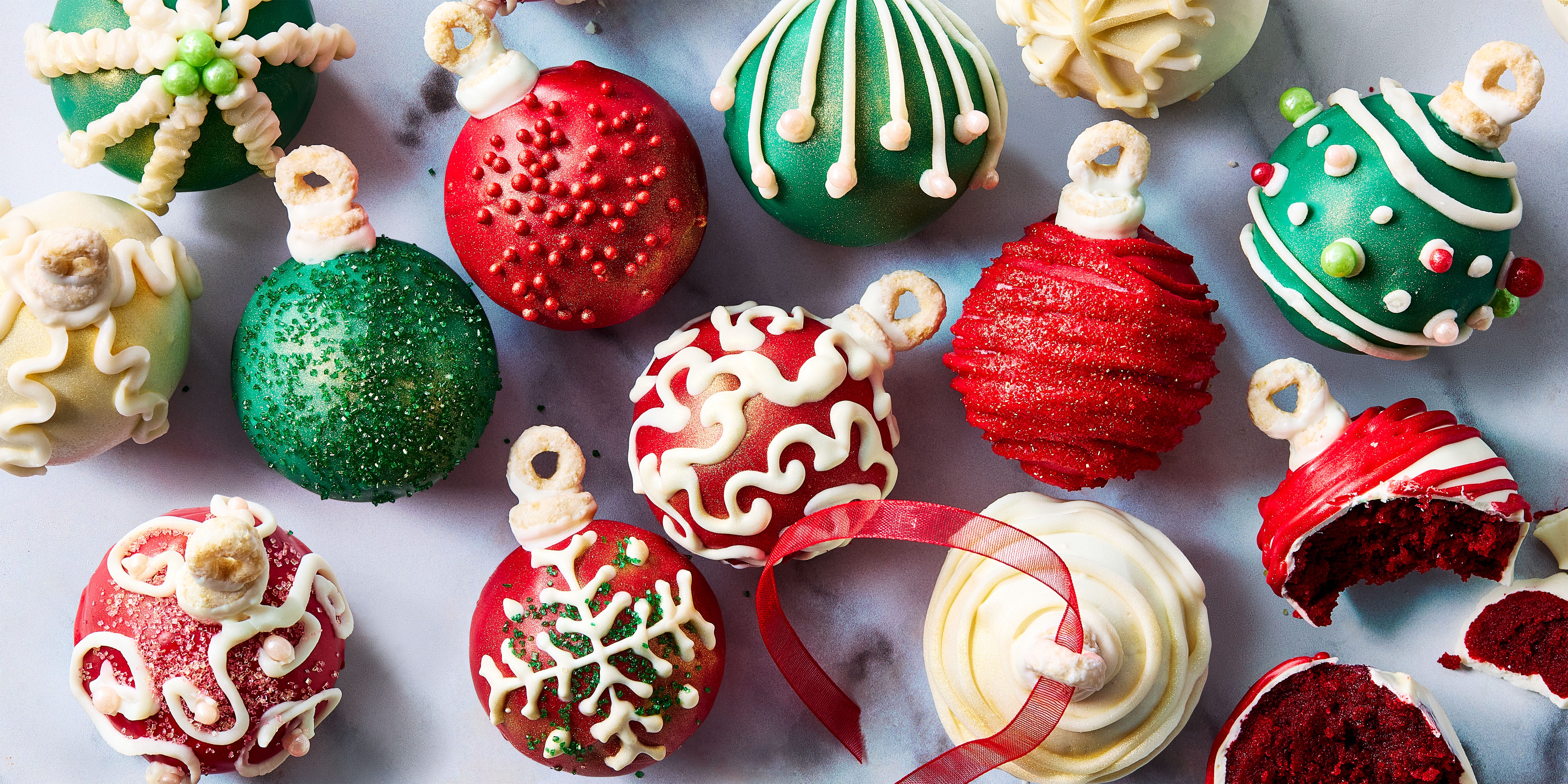 Our Cake Ball Ornaments