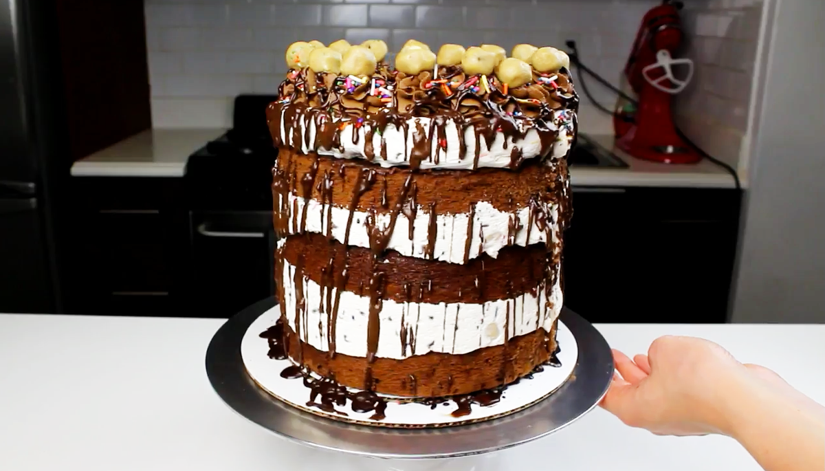 Cookie Dough Ice Cream Cake Cookie Dough Cake