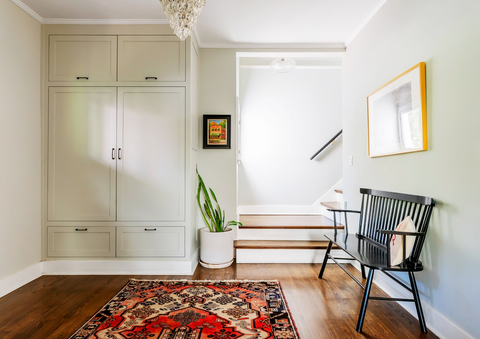 california home tour foyer