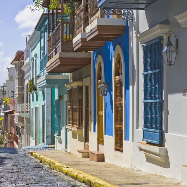 Calle San Justo (San Justo Street), Old San Juan, Puerto Rico.