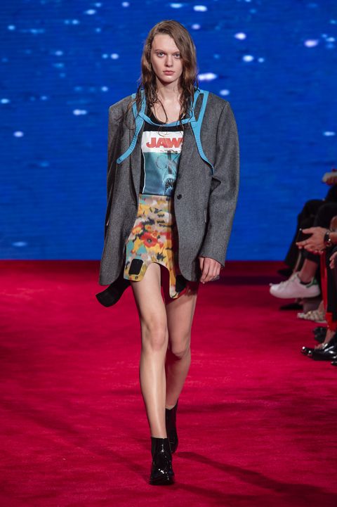 Raf Simons Treads in Dangerous (Shark Infested!) Waters for His Spring ...