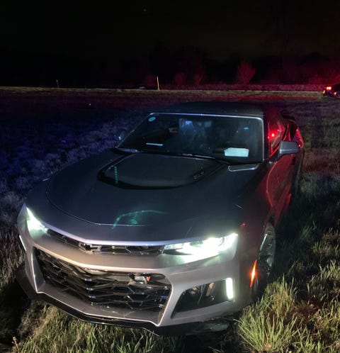 chevy camaro zl1 décapotable accident