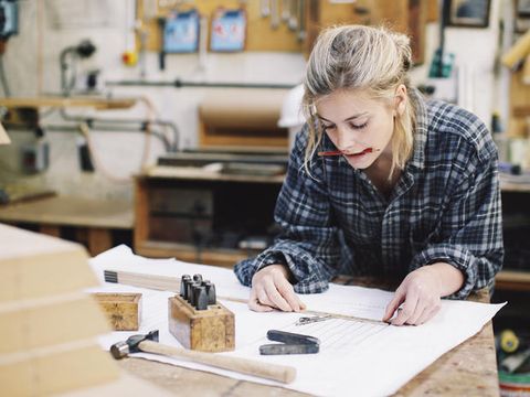 Wood, Table, Blond, Office supplies, Employment, Learning, Sweater, Artisan, Plywood, Office instrument, 