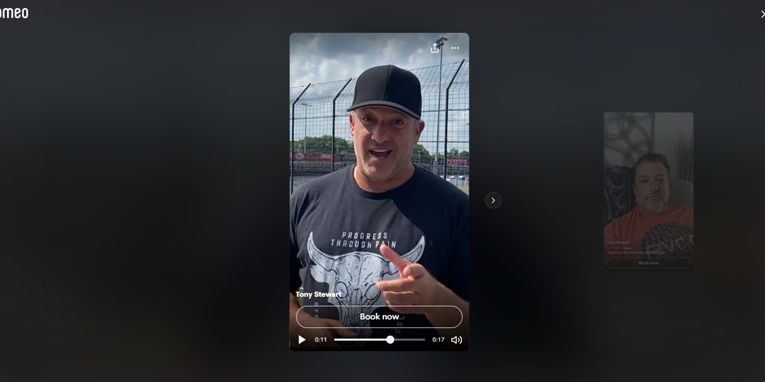 Here's How to Get a Personal Video Greeting From Tony Stewart or Richard Petty