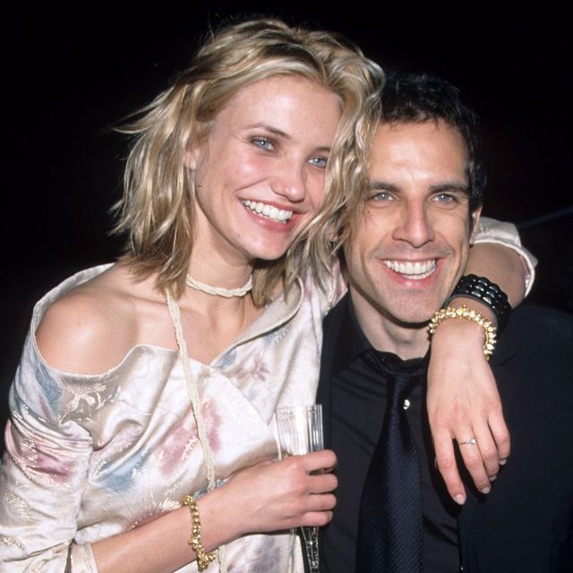 ben stiller and cameron diaz, at the party for the 56th edition of the golden globes awards