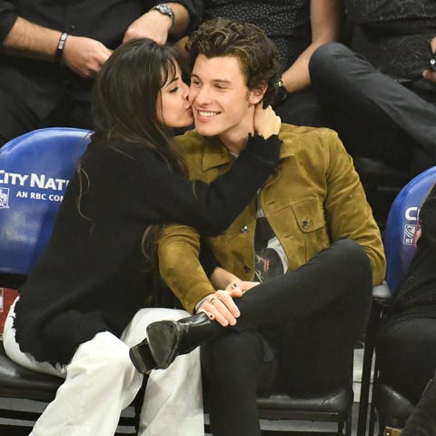 Celebrities At The Los Angeles Clippers Game