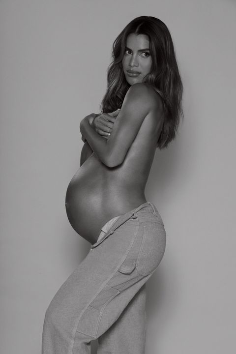 camila coelho's 9 month maternity shoot
