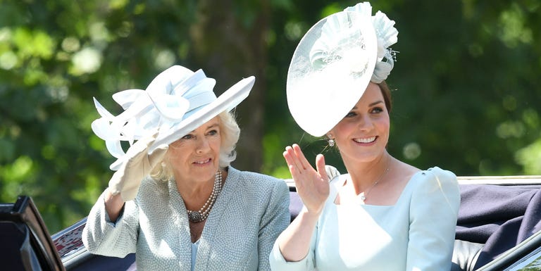 Znalezione obrazy dla zapytania duchess kate trooping the colour 2018