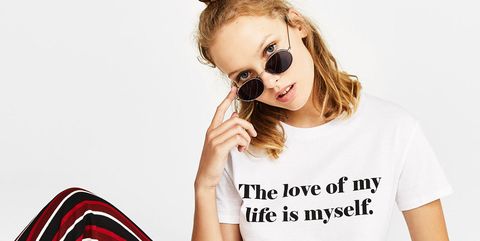 Bershka camisetas feministas: The love of my life is myself