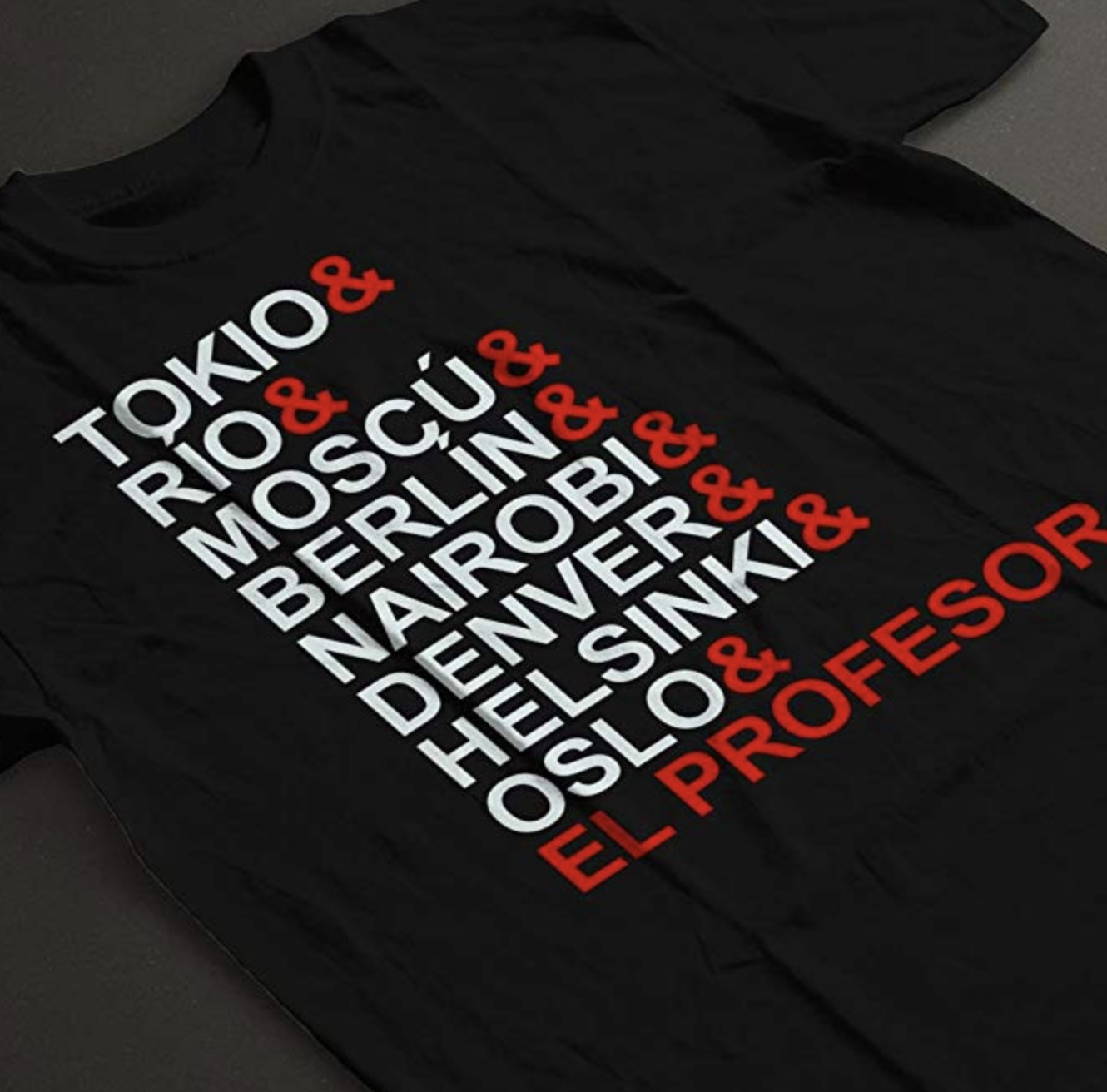camisetas de la casa de papel