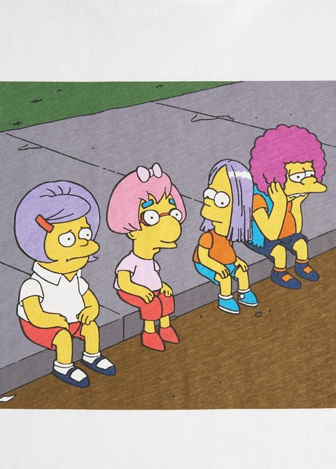 Mango lanza una camiseta con los chicos de 'Los Simpson' de niñas