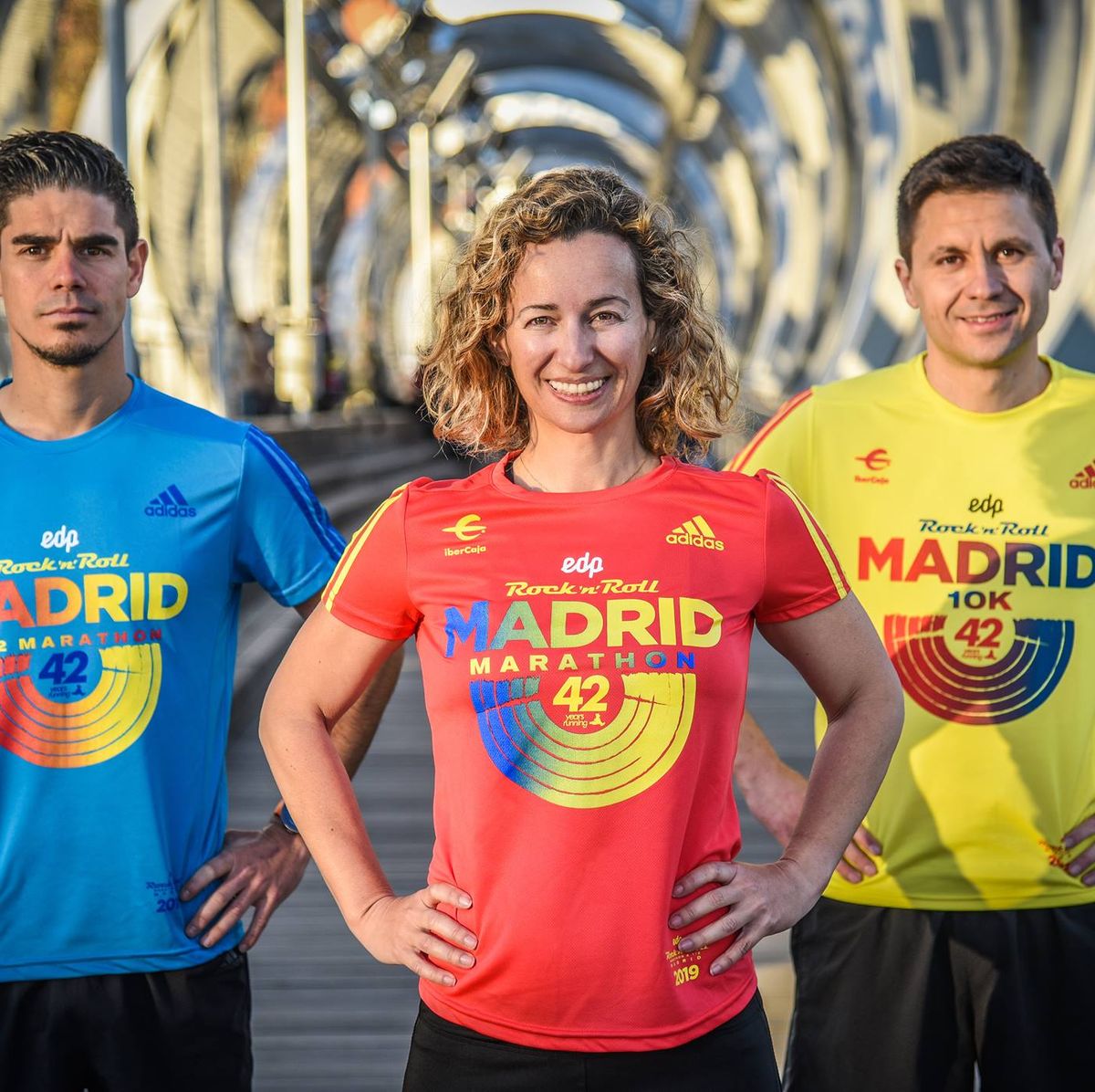 comer inicial Rayo Camisetas del Maratón de Madrid 2019 - Equipación EDP Rock 'n' Roll Maratón