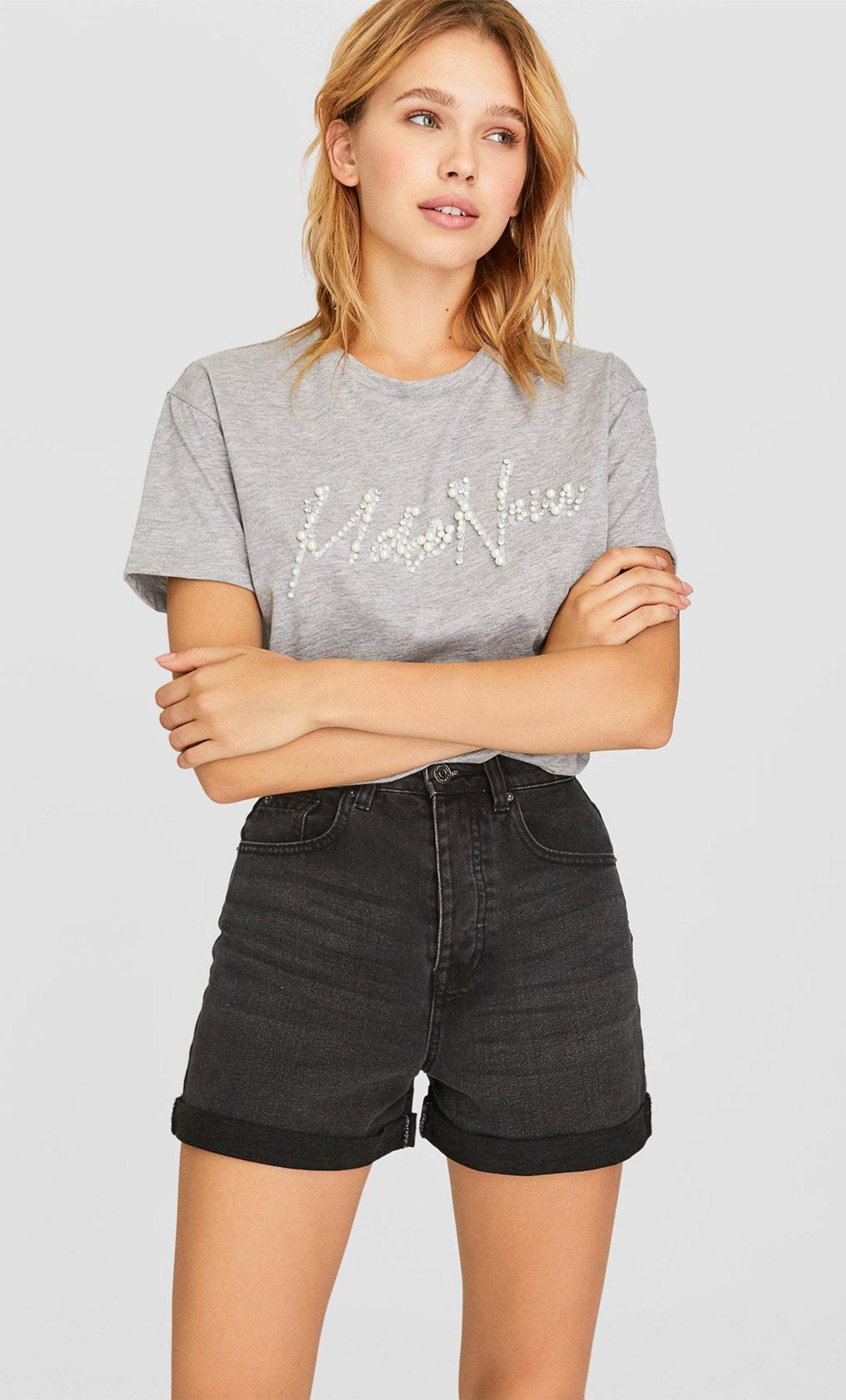 stradivarius camisetas basicas