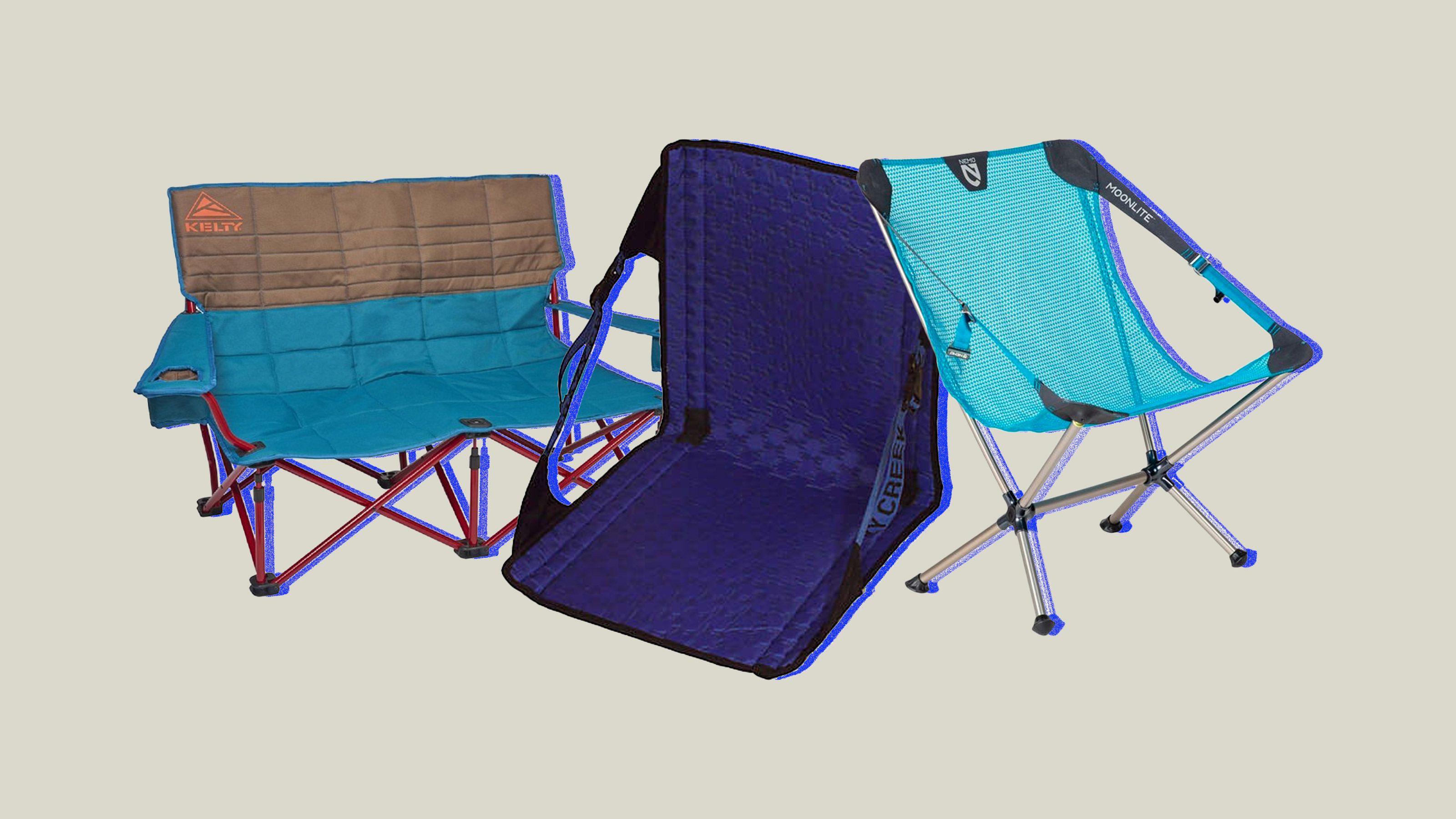 Folding Double Camp Chai... Kelty Loveseat Camping Chair Deep Lake/Fallen Rock 