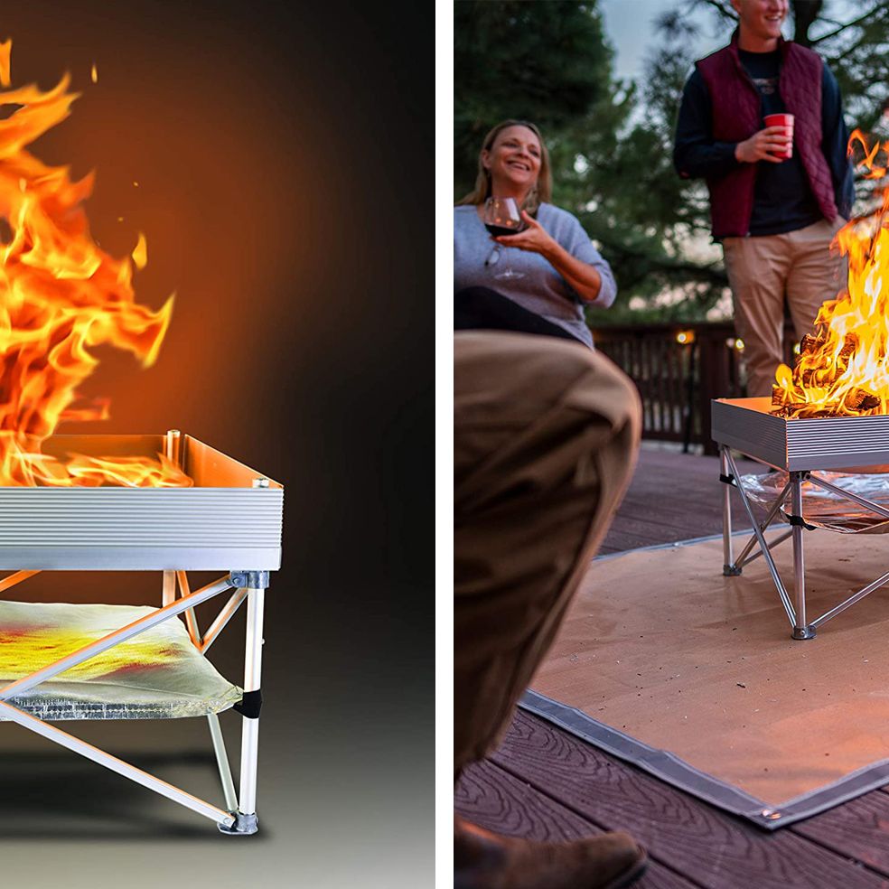 This Pop-Up Fire Pit Lets You Set Up Your Very Own Campfire in Under 60 Seconds