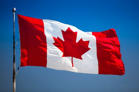 Canada symbol on a flagpole Canada symbol on a flagpole